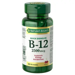 Nature's Bounty Quick Dissolve Vitamin B-12 2500 Mcg