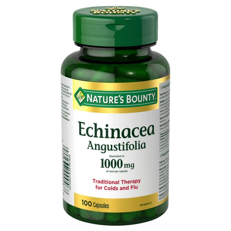 Nature's Bounty Echinacea 100 Capsules