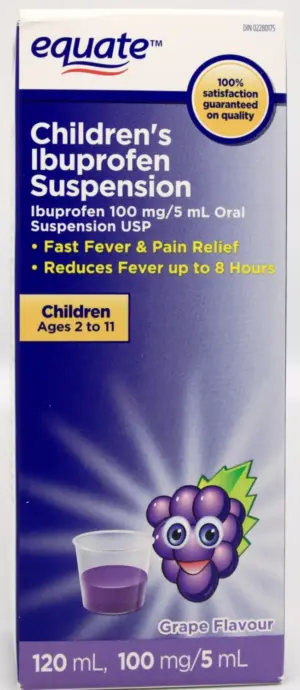 Equate Children's Ibuprofen Suspension 120 mL