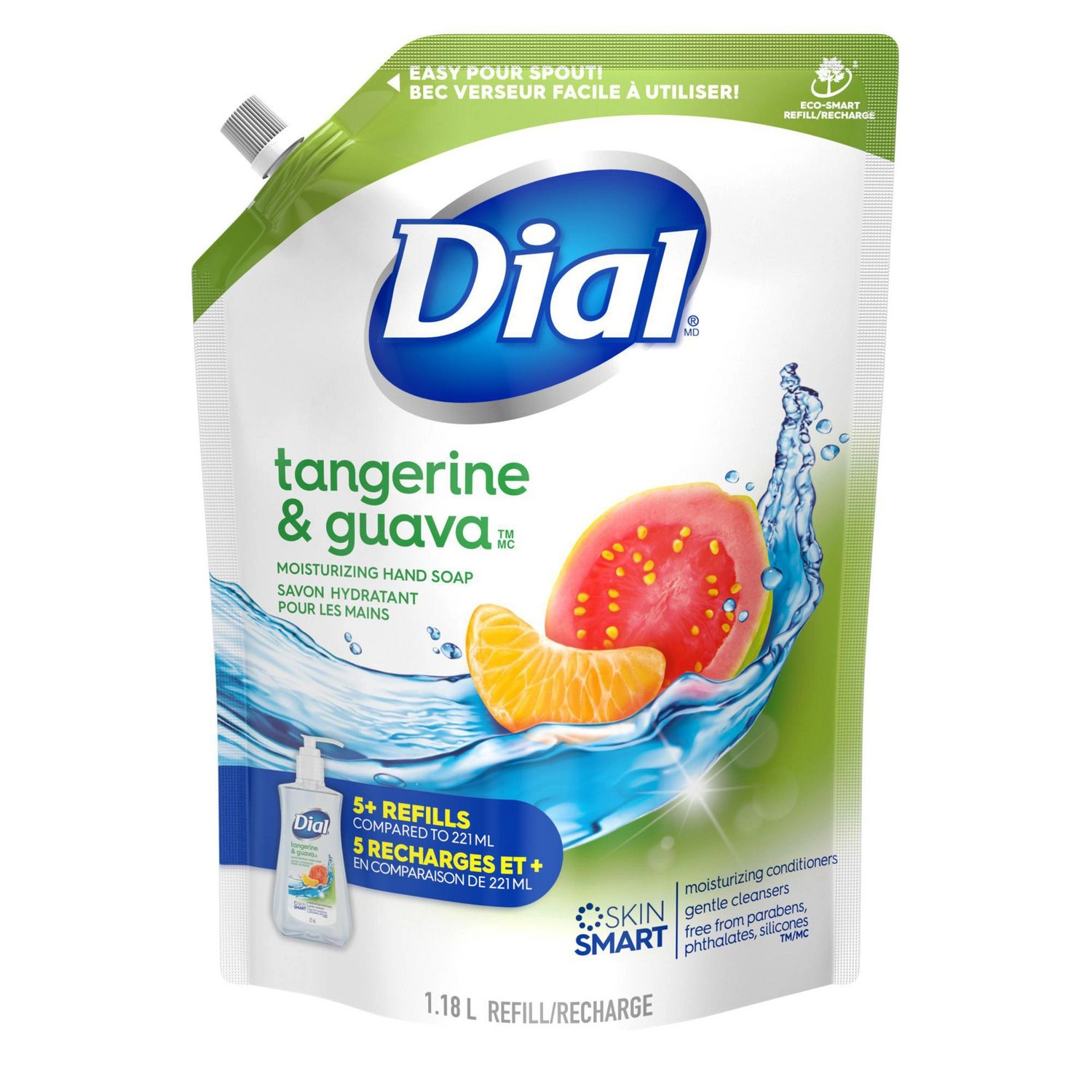 Hand Wash Dial Pomegranate And Tangerine Soap Dial® Antibacterial