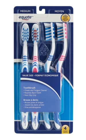 Equate Multi-Action Medium Toothbrush