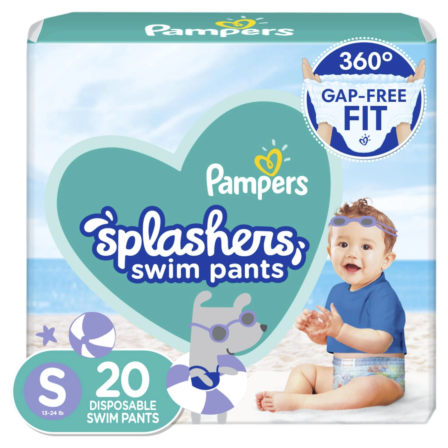 PAMPERS SPLASHERS SWIM DIAPERS 20 Count