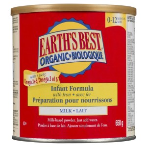 Earth's Best Organic Infant Formula - Milk 658 g