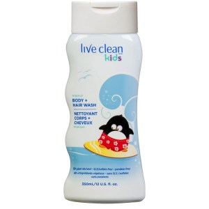 Live Clean Kids Tropical Body & Hair Wash 350mL