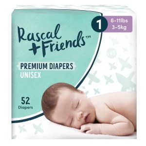 RASCAL + FRIENDS PREMIUM DIAPERS 52 Count