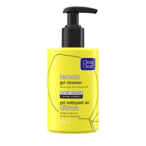 Clean & Clear Lemon Gel Face Cleanser with Vitamin C 222 mL