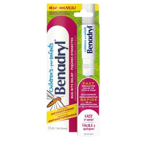 Benadryl Children's Itch and Pain Relief Stick for Bug Bites 14 mL