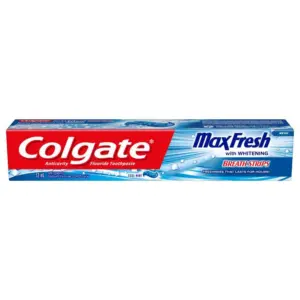 Colgate Max Fresh Toothpaste with Mini Breath Strips, Cool Mint 52 mL