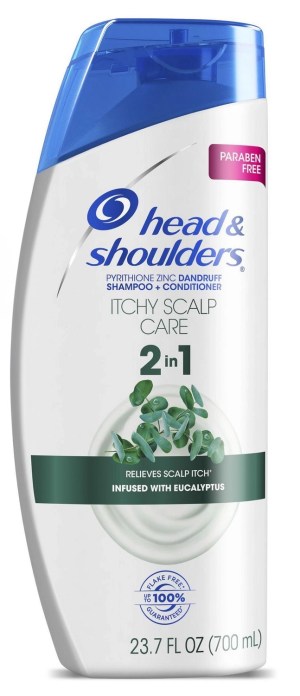 Head and Shoulders Itchy Scalp Care with Eucalyptus 2-in-1 Anti-Dandruff Paraben Free Shampoo + Conditioner 700 ml