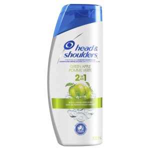 Head and Shoulders Green Apple 2-in-1 Anti-Dandruff Shampoo + Conditioner 700 mL
