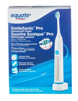Equate SmileSonic Pro Advanced Clean Sonic Toothbrush