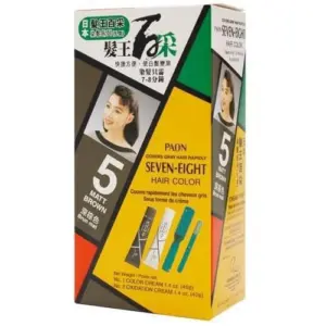 Seven-Eight Dark Brown Hair Color with Comb 1.4 oz