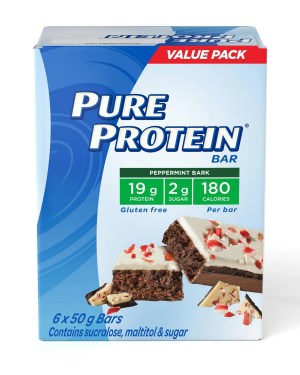 Pure Protein Peppermint Bark 6x50G Value Pack 300g