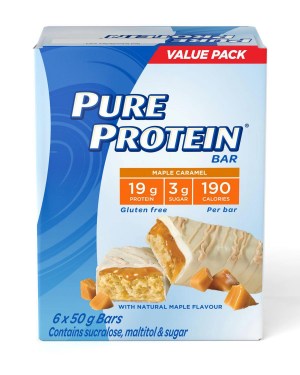 Pure Protein Maple Caramel 6x50G Value Pack 300g