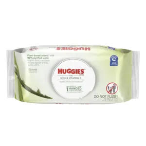 Huggies Aloe & Vitamin E Plant-Based Wipes