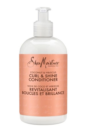 SheaMoisture Coconut & Hibiscus Curl & Shine Sulfate Free Conditioner 379ml