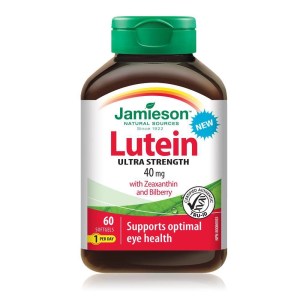 Jamieson Lutein 40mg with Zeaxanthin & Bilberry Softgels 40 mg