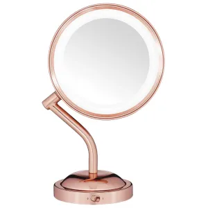 Conair LED Lighted 1x/5x Rose Gold Makeup Mirror