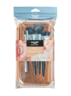 Equate Beauty 6pc Cosmetic Brush Starter Set