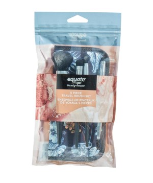 Equate Beauty 5pc Cosmetic Brush Travel Set
