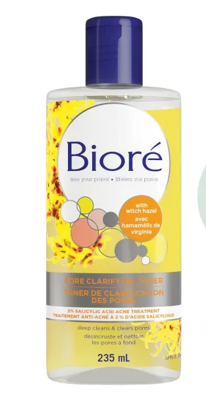 Bioré Pore Clarifying Toner with Witch Hazel, Salicylic Acid - 235mL 235 mL