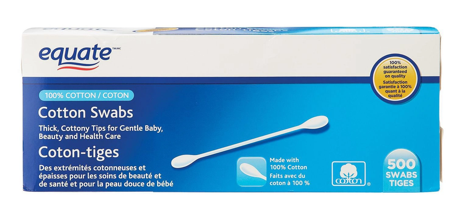Equate Multi-Purpose Cotton Swabs 500