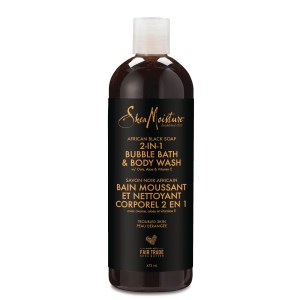Shea Moisture African Black Soap 2-in-1 Bubble Bath & Body Wash 473 mL