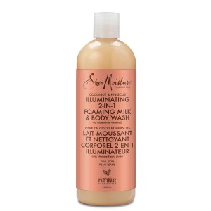 Shea Moisture Coconut and Hibiscus 2-in-1 Foaming Milk & Body Wash 473 mL