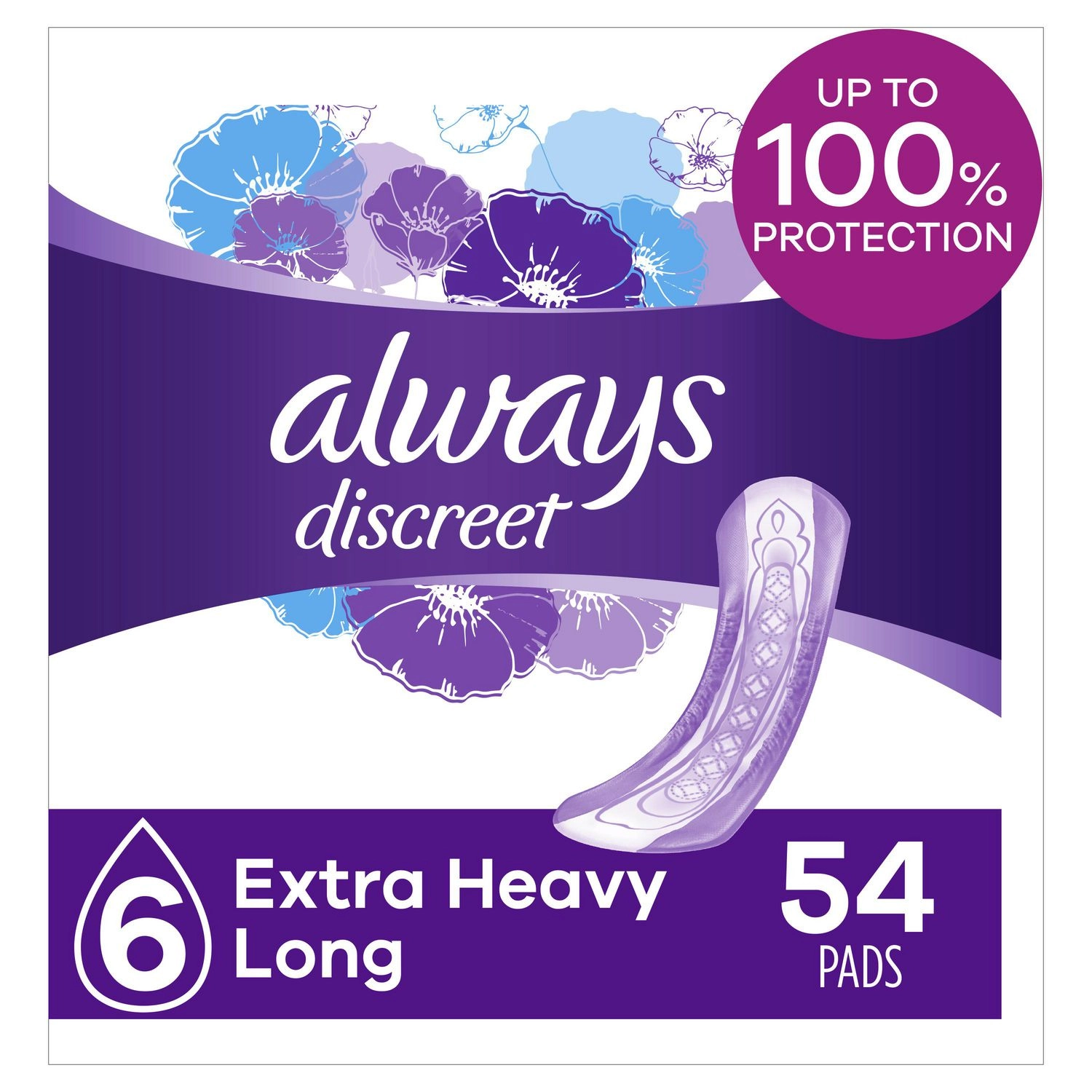 Always Discreet Extra Heavy Incontinence Pads