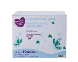 Parent's Choice Fresh Scent Textured Baby Wipes 400 Count