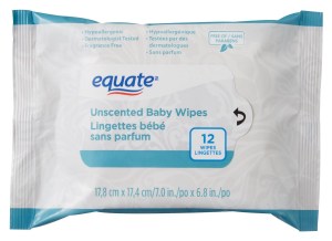 Equate Unscented Baby Wipes 12 Count
