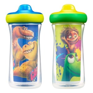 Disney/Pixar The Good Dinosaur ImaginAction Insulated Hard Spout Sippy Cups 9 Oz - 2 Pack
