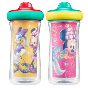 Disney Minnie Mouse ImaginAction Insulated Hard Spout Sippy Cup 9 Oz, 2 pack
