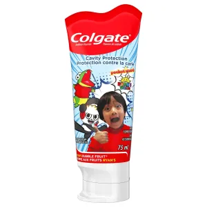 Colgate Kids Toothpaste with Fluoride, Ryan's World, 75ml 75 ml