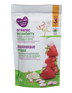 Parent's Choice Organic Strawberry Freeze-Dried Fruit and Yogurt Bites 28 g