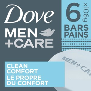 Dove Men Care Clean Comfort Body and Face Bar 4x106g