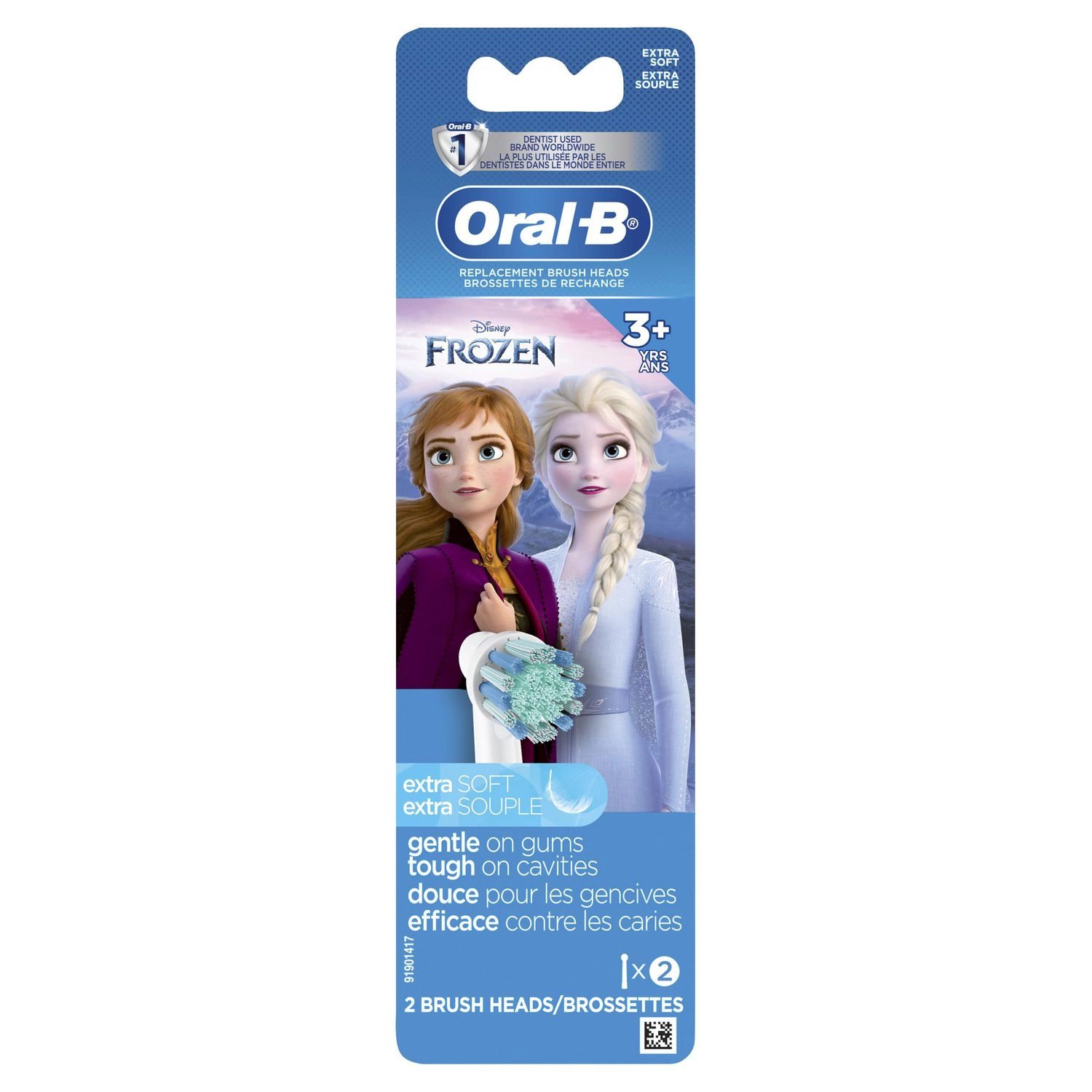 Oral-B Kids Extra Soft Replacement Brush Heads Featuring Disney's ...