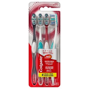 Colgate 360° Advanced Optic White, 4pk, Soft
