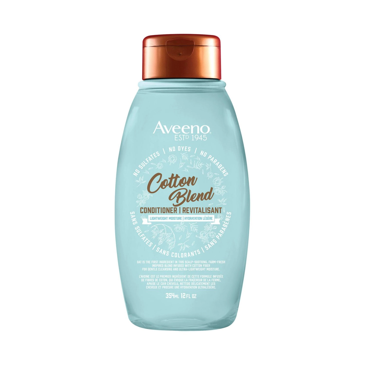 Aveeno Cotton Blend Light Moisture Sulfate-Free Conditioner 354ML