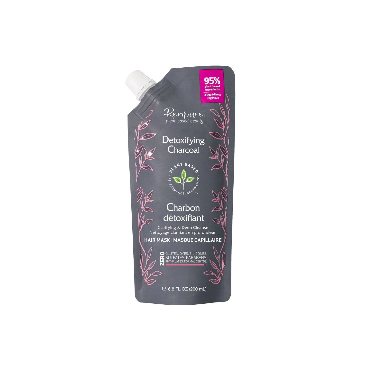 Renpure Detoxifying Charcoal Hair Mask 200 ml