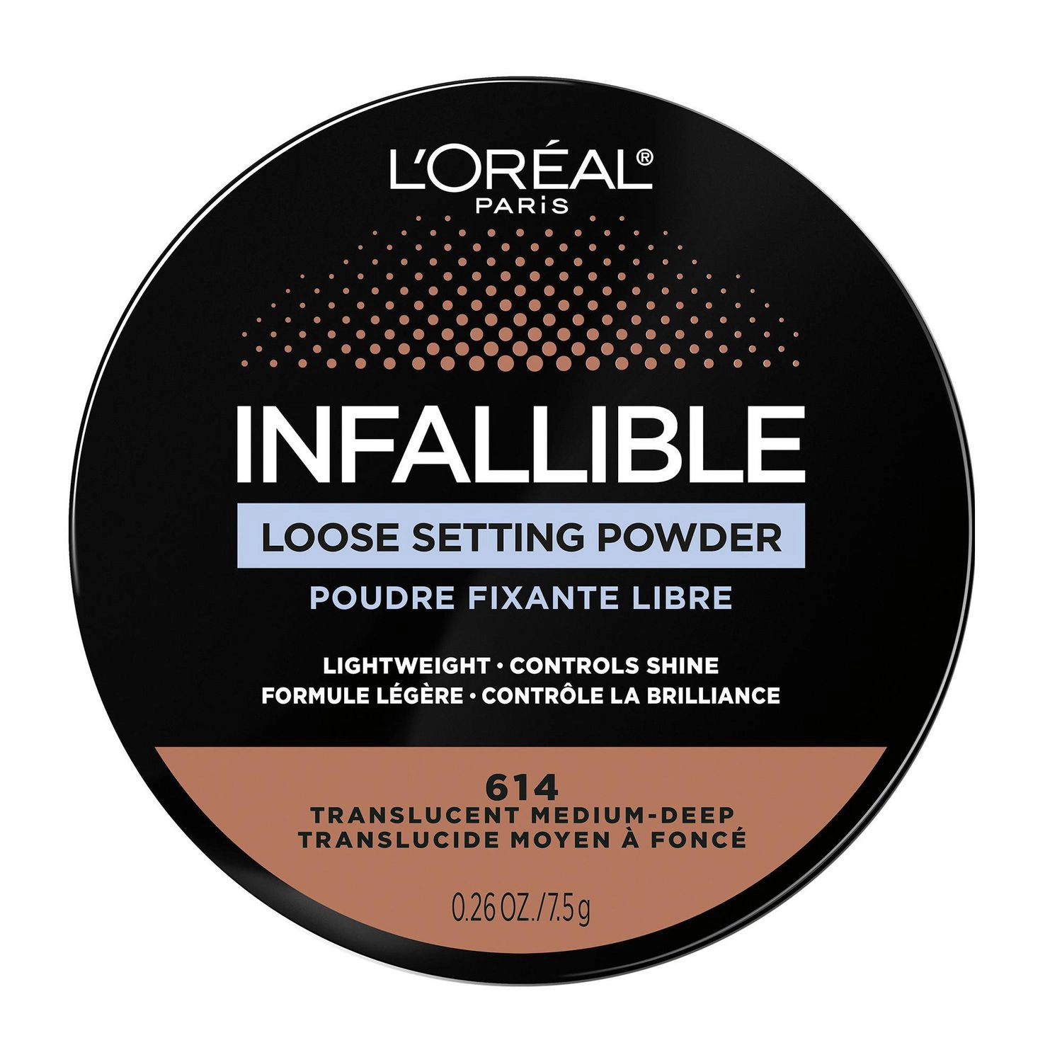 L'Oreal Paris Infallible Tinted Loose Powder, Medium-Deep, 8g 7.5g