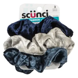Scunci Fashion Velour Scrunchie