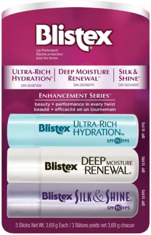 Blistex Enhancement Series Lip Sticks 3x3.69 g