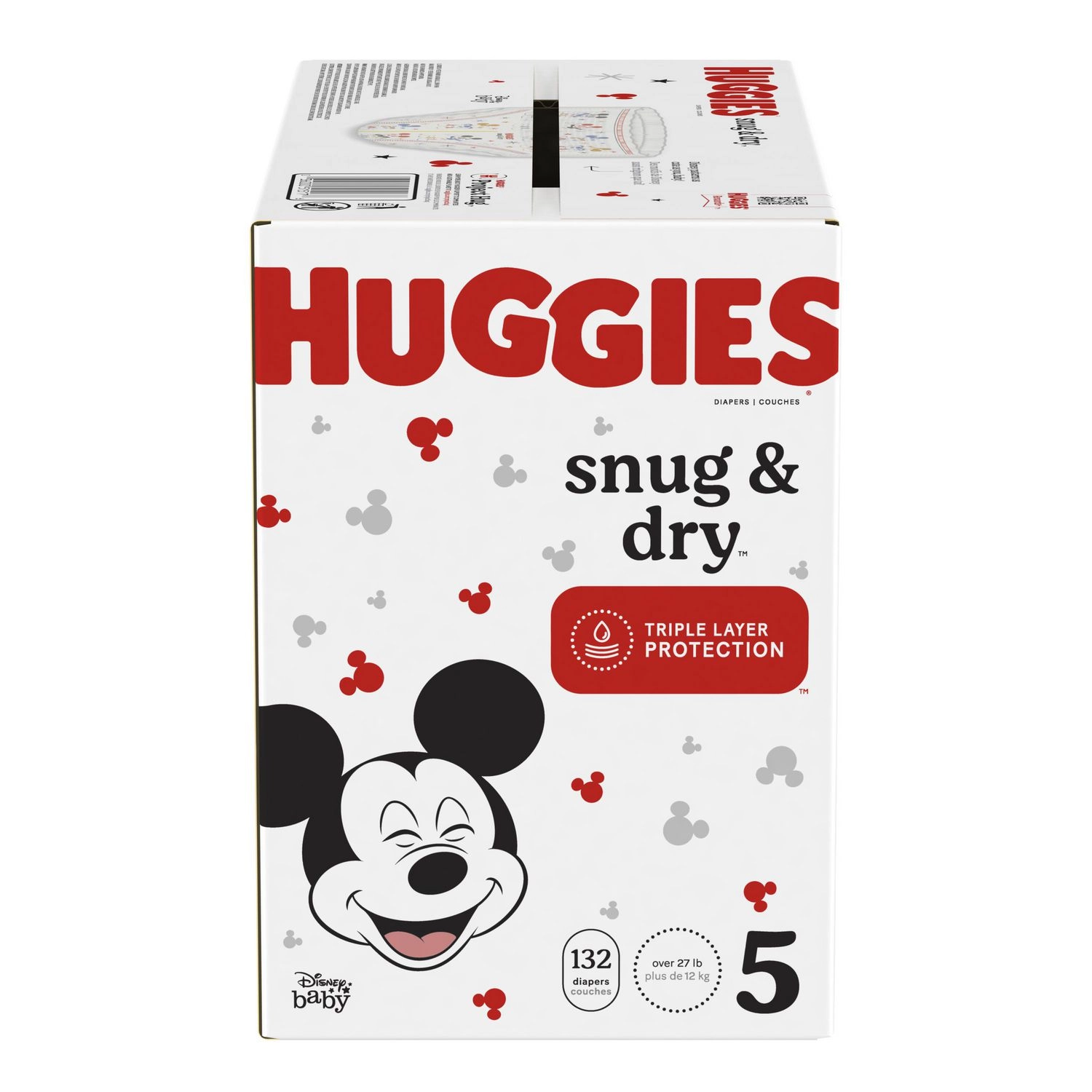 Huggies Snug & Dry Baby Diapers, Size 5, 132 Ct 132 Count