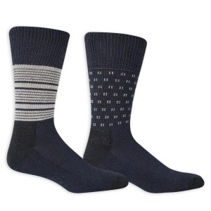 Dr. Scholl's Men's Diabetic Crew Socks - 2 Pairs
