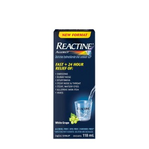 Reactine Liquid Allergy Medicine 118 mL
