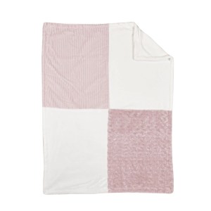 George Baby Patchwork Blanket - Pink