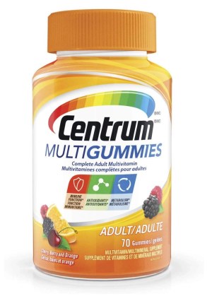 Centrum MultiGummies Adult Multivitamin Supplement Gummies, 70 Count 70 G