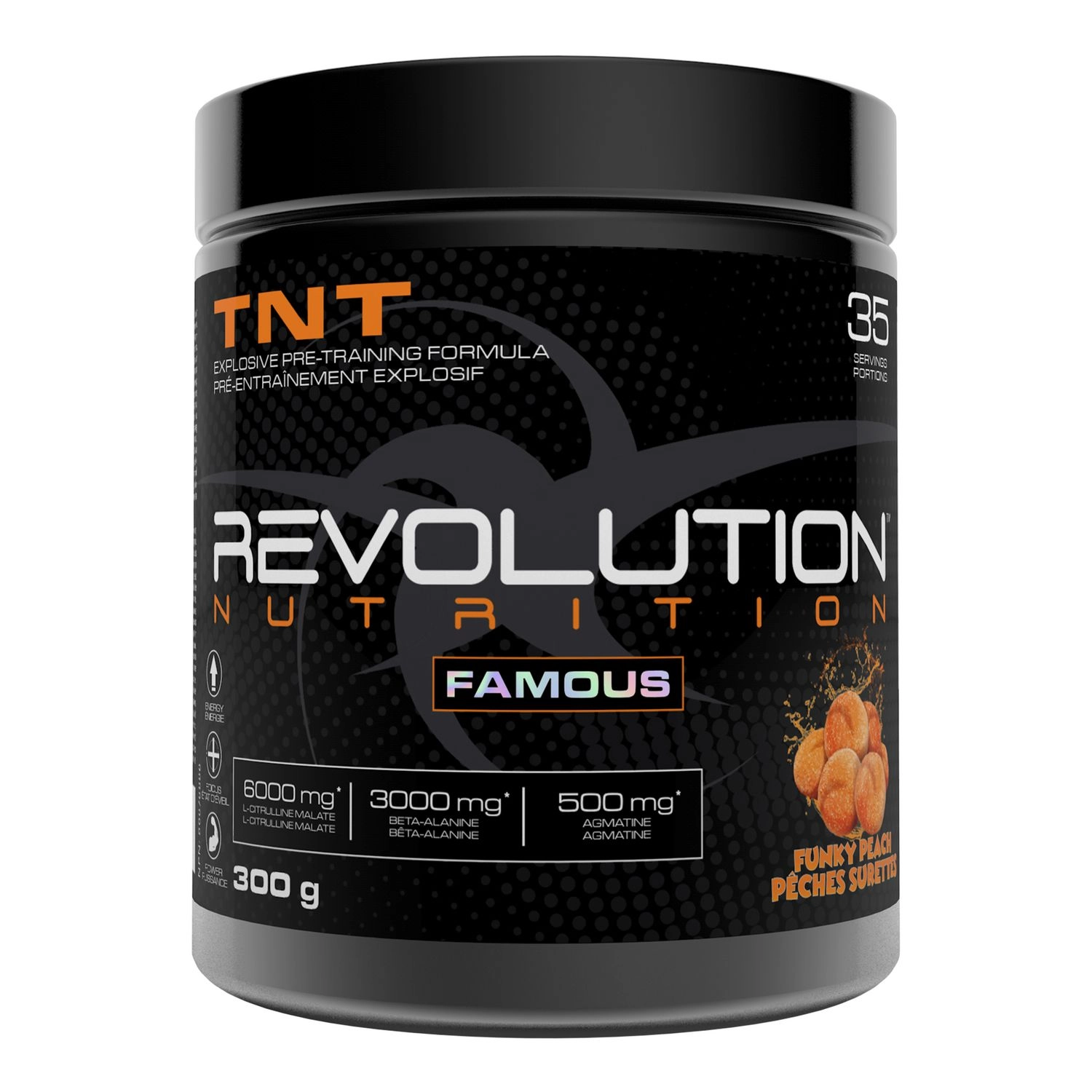 Revolution Nutrition TNT Blast Funky Peach Pre-workout 300 g
