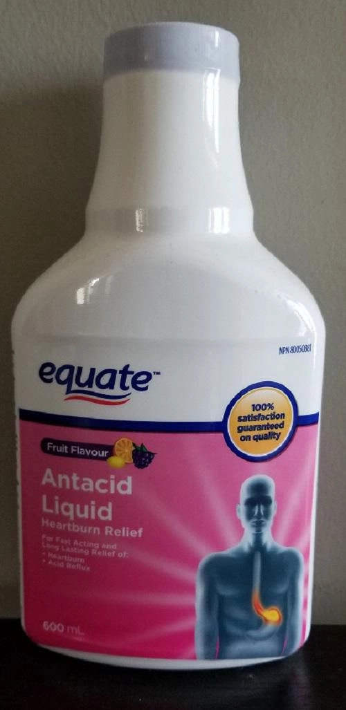 Equate Fruit Flavour Antacid Liquid - 600ml 600 mL